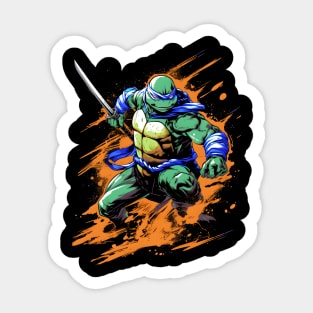 leonardo ninja turtle Sticker